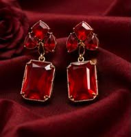 Ruby Regal Rectangle Drop