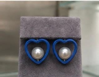 Heart Pearl Drop (BROWN)