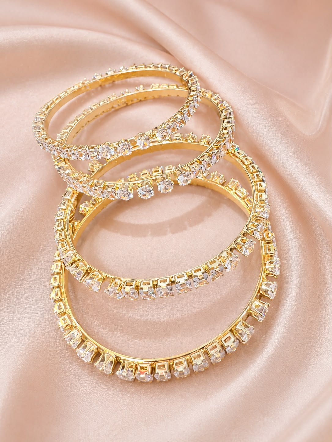 Lumina Stackable Crystal Bangles