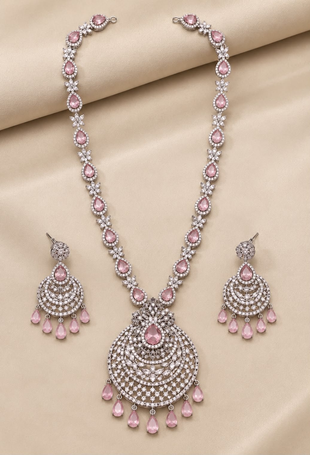 ROSE PINK FILIGREE SET